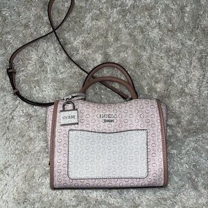 GUESS Blush and Cream Satchel
